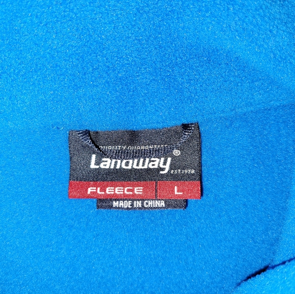 Special Olympics World Games L A 2015 Blue Fleece Zip Jacket Size Large - Picture 3 of 9